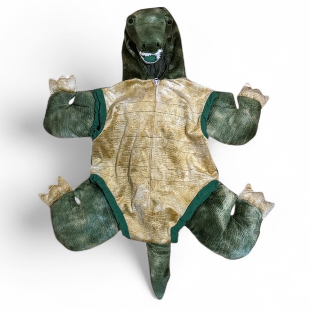 2/$25 Dinosaur Alligator Kids Hooded Costume Size Small